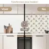 Wespen - Patroon - Jaren 50 keuken achterwand 2 middel 871 -voor-na2_NL