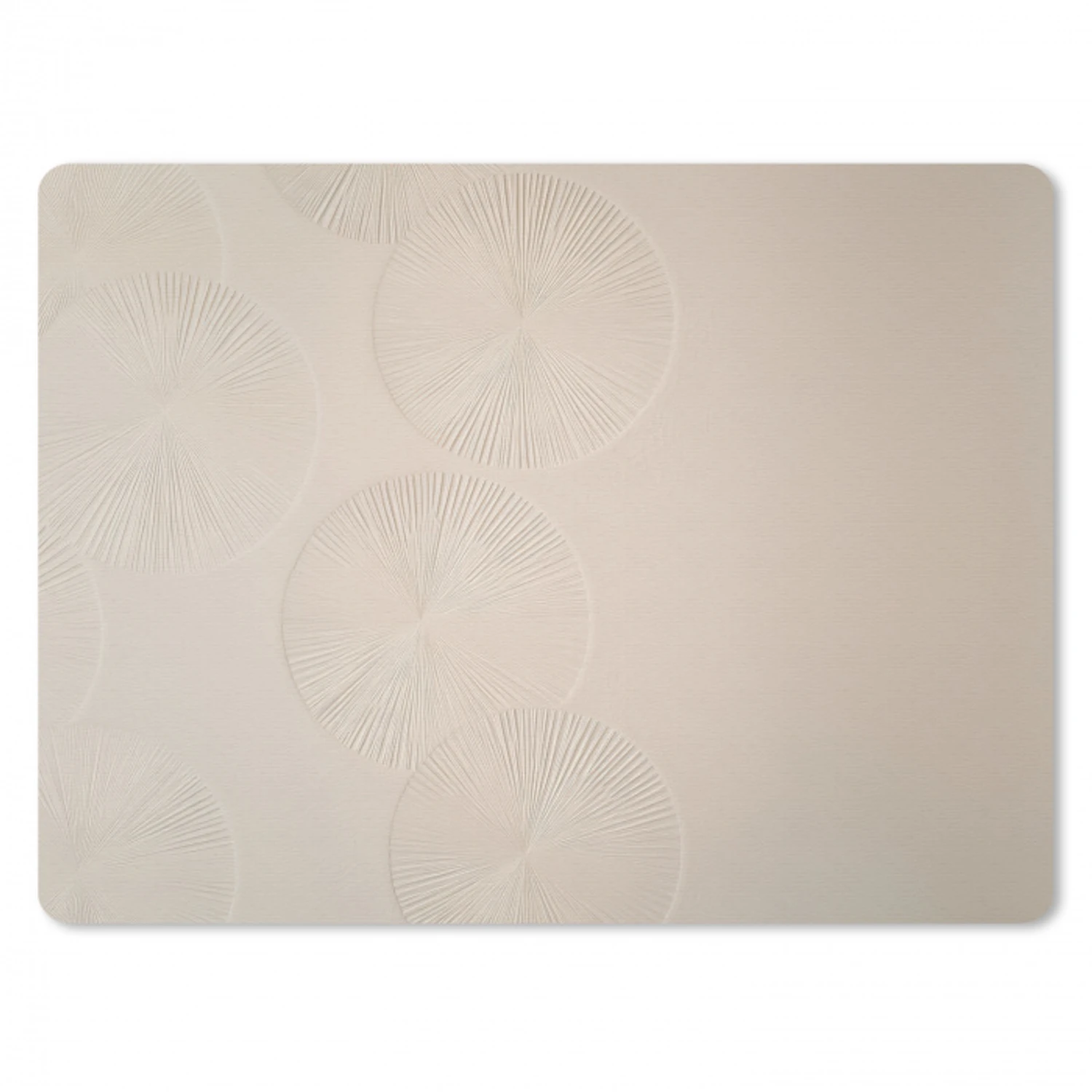 Japandi - Beige - Modern muismat rubber klein -3d