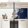 Koe - Delfts - Blauw - Artistiek keuken achterwand 2 middel -voor-na2_ES