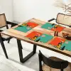 Retro - Jongen - Hond - Rood - Groen Placemat vinyl groot -zzsfeer4_Kitchenyeah-website
