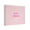 Girl power - Roze - Hartje PET vilt klein -3d