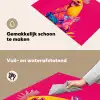 Haan - Kleurrijk - Kimono - Roze Inductie beschemer met haakjes klein -ky-schoon-nl