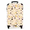 Terrazzo patroon geel NBS - Handbagage koffer - Volwassenen Unisex middel -productfoto_recht