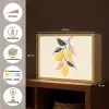 Citroenen - Felgeel - Tak - Bladeren Light Box met batterij (Wandlamp) middel -USP_websiteoverzichtNL