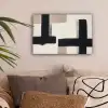 Zwart - Abstract - Japandi canvas 2cm klein -sfeer1