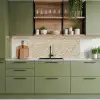 Zand - Golven - Beige keuken achterwand 2 middel 871 -sfeer3