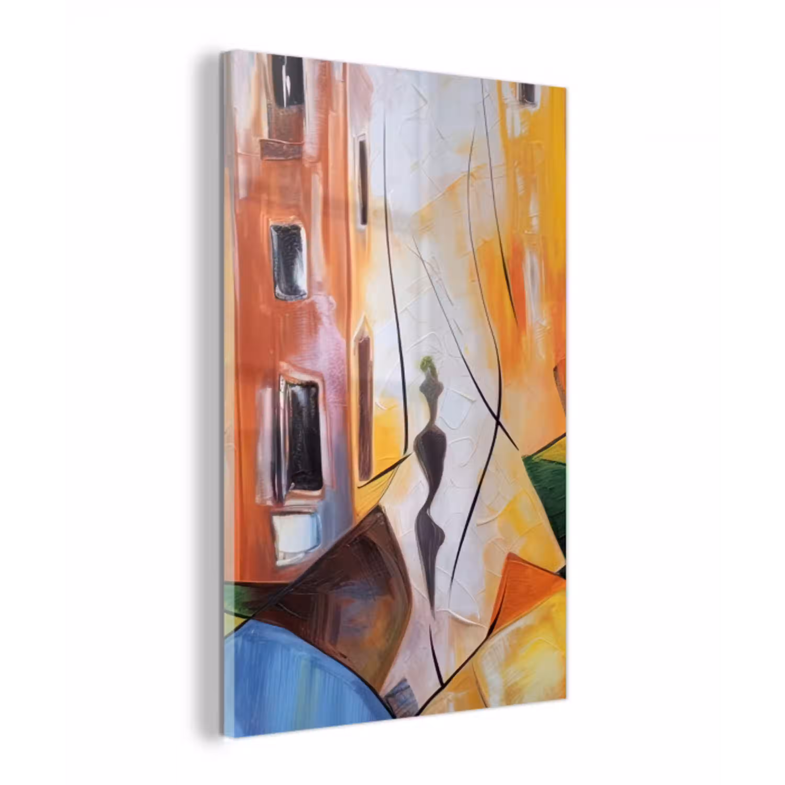 Abstract - Kunst - Schilderij - Kleuren plexiglas 5mm klein -z3d