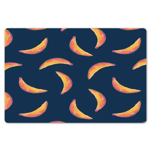 Banaan - Tropisch - Blauw - Patroon Placemat vinyl groot 368 -zzsfeer1_Kitchenyeah-website