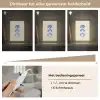 Schelpen - Blauw - Beige Light Box met kabel (Tafellamp) klein -USP_dimbaarNL