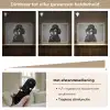 Hond - Krullen - Zonnebril - Wijn Light Box met batterij (Wandlamp) middel -USP_dimbaarNL