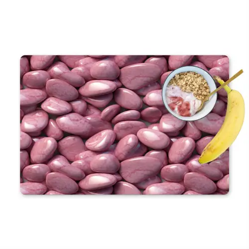 Roze - Glanzende - Stenen Placemat vinyl groot 368 -zzzproduct_Kitchenyeah-website