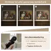 Stilleven met bloemen en fruit - Kunstwerk - Oude meesters Light Box met batterij (Wandlamp) middel -USP_dimbaarNL