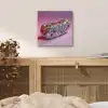 Hotdog - Steentjes - Glitters - Paars aluminium wit klein -sfeer3