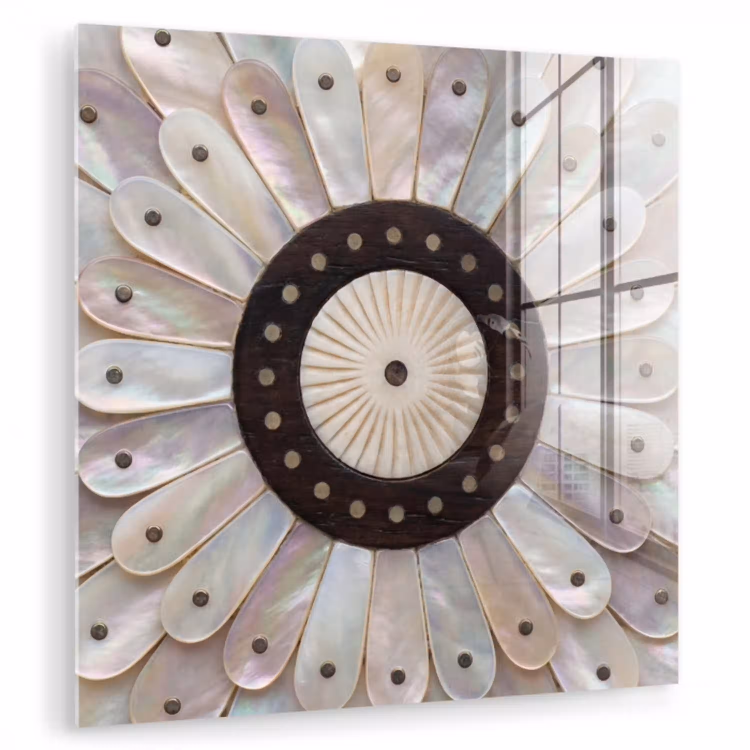 Parelmoer - Patroon - Decoratie - Ambacht - Wit plexiglas 5mm klein -zzzproduct_nieuw