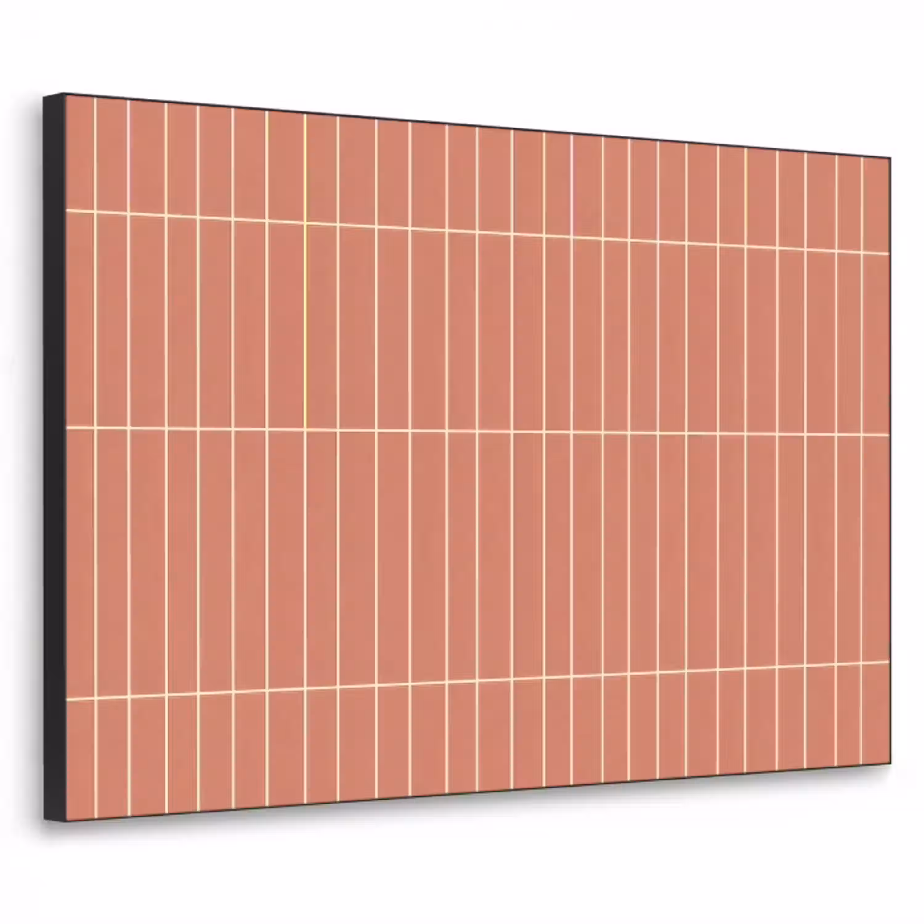 Patroon - Tegels - Terracotta Textielframe zwart klein 947 -3d
