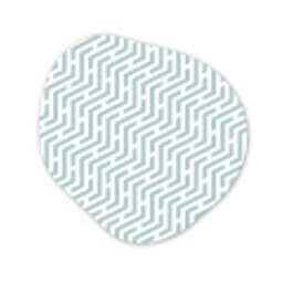 Design - Geometrie - Patroon - Groen Wandcirkel Organisch Forex 3mm klein 629 -3d