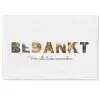 Bedankt - Lettercollage Deurmat klein -zkaufland3d