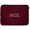 Bordeaux - Nice - minimalistisch laptophoes neopreen klein -zkaufland3dotto