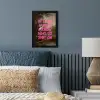 Klassiek - Humor - Roze fotolijst zwart zonder passe partout klein -sfeer3