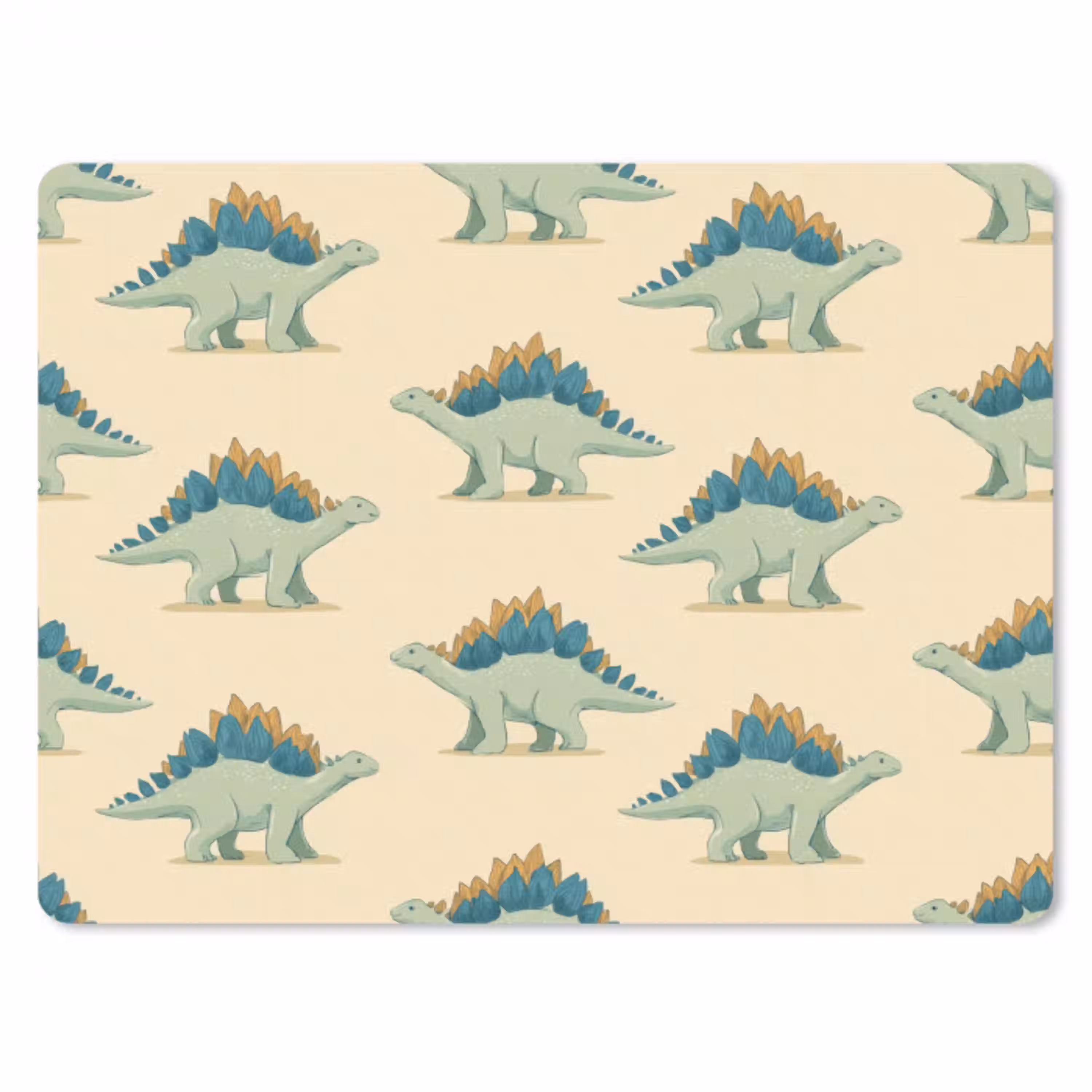 Dino - Patroon - Groen muismat rubber klein 262 -3d