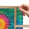 Hart - Tie Dye - Kleurrijk Light Box met batterij (Wandlamp kind) middel -USP_websiteprintNL