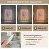 Leeuw - Pak - Geruit - Bril Light Box met kabel (Tafellamp) klein -USP_lichtkleurNL