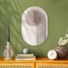 Minimalistisch - Cirkel - Lichtgrijs Wandcirkel Ovaal Forex klein -sfeer2
