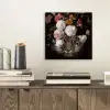 Bloemen - Jan Davidsz de Heem - Tijger - Schilderij - Stilleven - Oude meesters aluminium wit klein -sfeer1