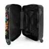 Bloemen in graffiti stijl NBS - Handbagage koffer - Kinderen Unisex middel -binnenkant