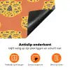 Luipaard - Gezichten - Stippen - Oranje Inductie beschermer vinyl 3mm klein 276 -zzzzzzz-td-onderkant