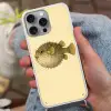 Stekels - Vis - Opgeblazen - Bruin Hoesje iPhone 16 Pro Max met koord klein -sfeer3