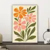 Minimalistisch - Bloemen - Bladeren - Roze canvas 2cm klein -sfeer6