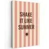 Zomer - Quote - Strepen canvas 2cm klein -z3d