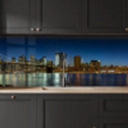 Stadslichten - Avond - Skyline - Brug keuken achterwand 2 middel -sfeer1