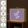 Tak - Sierlijk - Bladeren - Minimalistisch Light Box met batterij (Wandlamp) middel -USP_websiteoverzichtNL