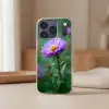 Aster - Paars - Bloem - Blaadjes Telefoonhoesje iPhone 17 Pro klein -sfeer2