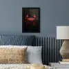 Krab - Rood - Vissen - Schaaldieren fotolijst zwart zonder passe partout klein -sfeer3
