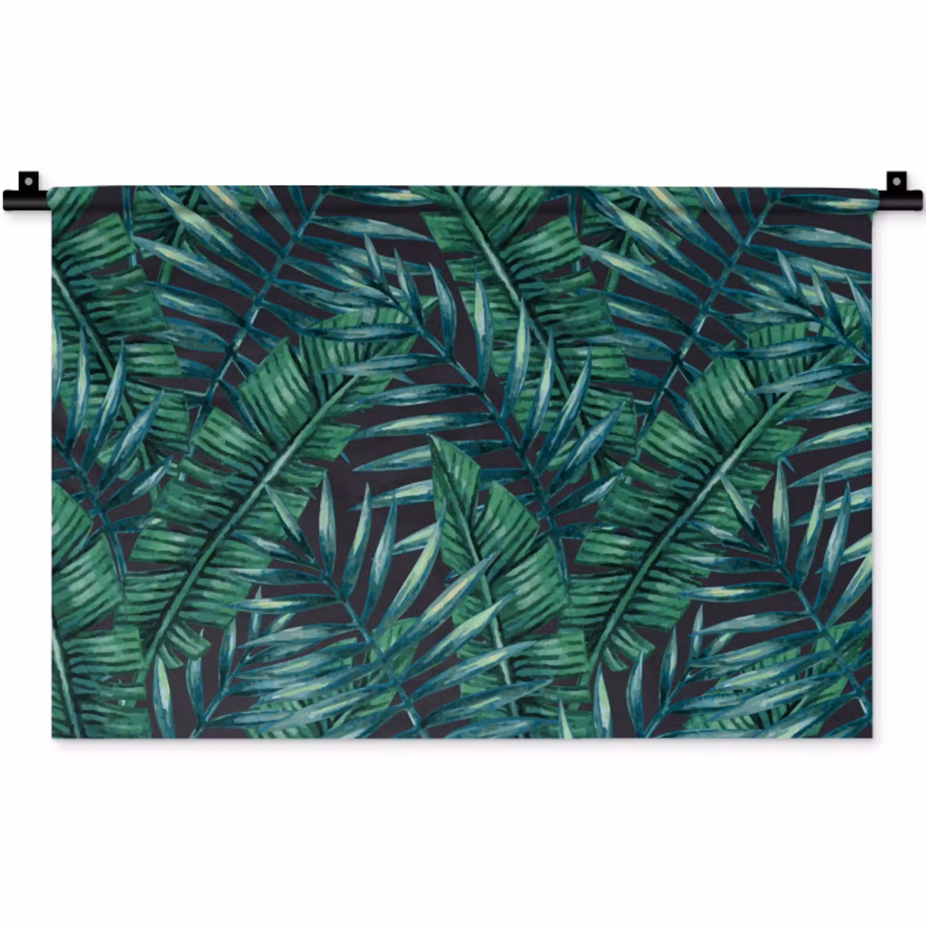 Bladeren - Tropisch - Jungle -  Natuur Wandkleed katoen klein -zz3d