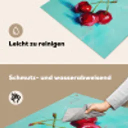 Kersen - Rood - Drie - Geverfd Inductie beschemer met haakjes middel -ky-schoon-de