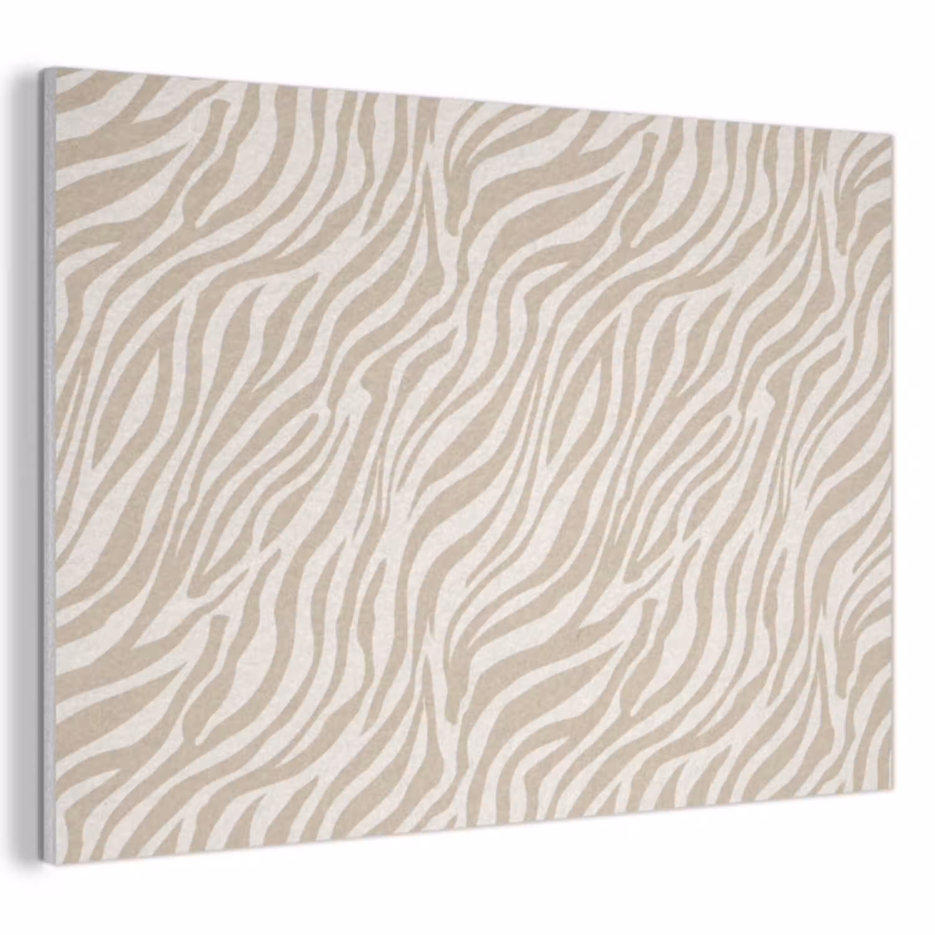 Zebra - Patroon - Beige PET vilt klein 837 -3d