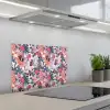 Tropisch - Zomer - Vlinder - Perzik keuken achterwand spatscherm klein 900 -3d_schuin