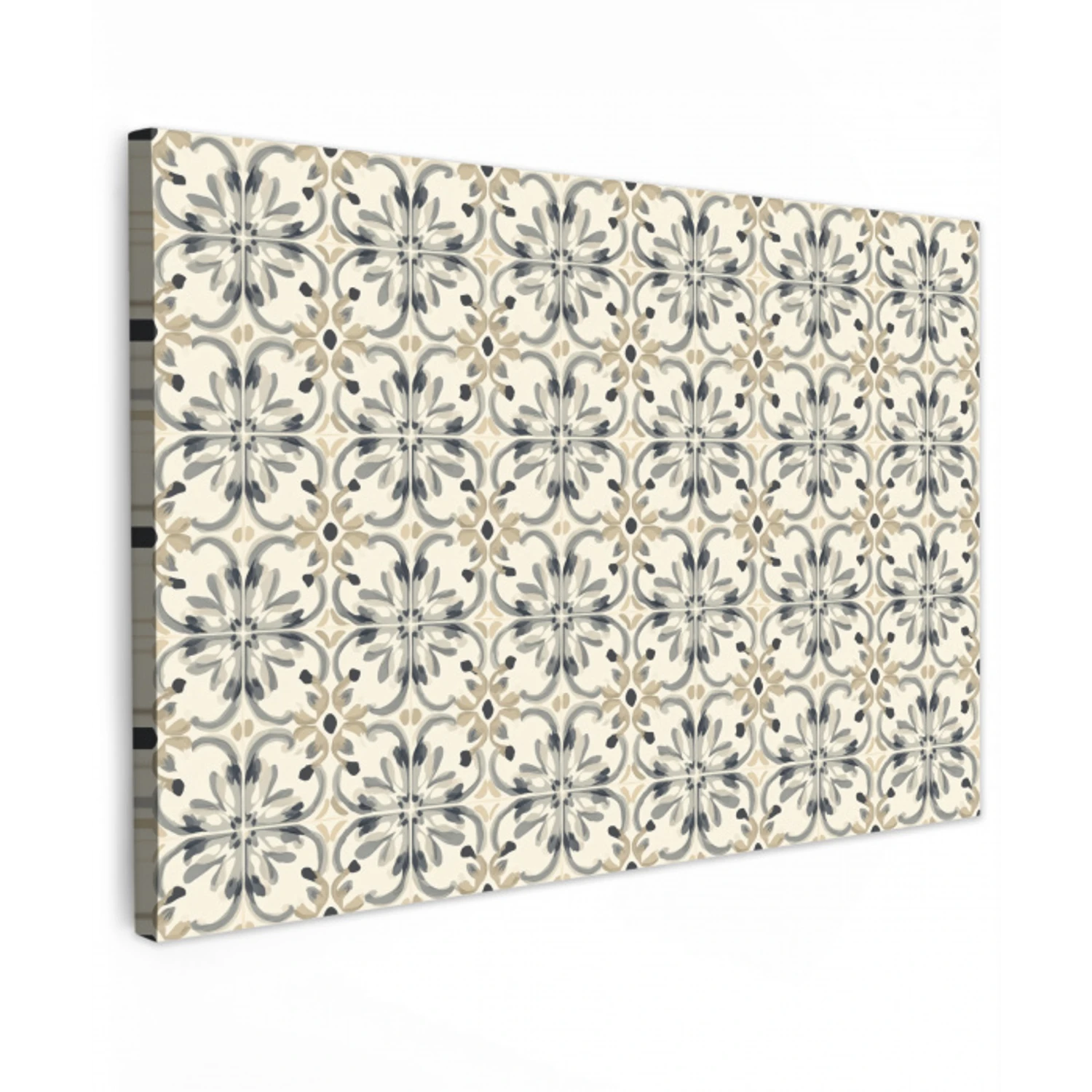 Floraal - Patroon - Kleurrijk canvas 2cm klein 34 -z3d