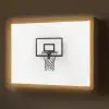Basketbalbord - Minimalistisch - Zwart Light Box met batterij (Wandlamp) middel -z3d_website