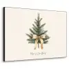 Kerstboom - Kerst - Merry Christmas - Beige Textielframe zwart klein -3d