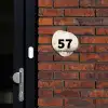 Geschilderd - Traditioneel Naambord Organisch middel -sfeer1