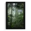 Regenwoud - Tropisch - Jungle - Bomen - Planten fotolijst zwart zonder passe partout klein -3d