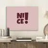 Nice - Uitroepteken - Roze PET vilt klein -sfeer1