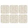 Motief - Abstract - Beige onderzetter kurk middel 366 -3d