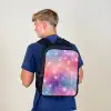 Sterren - Abstract - Kleuren Rugzak - Zwart middel -sfeer8