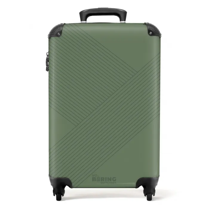 Minimal - Kruisende lijnen op NBS - Handbagage koffer - Unisex middel -productfoto_recht
